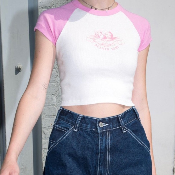 Brandy Melville Tops Brandy Pink Bella Top Poshmark
